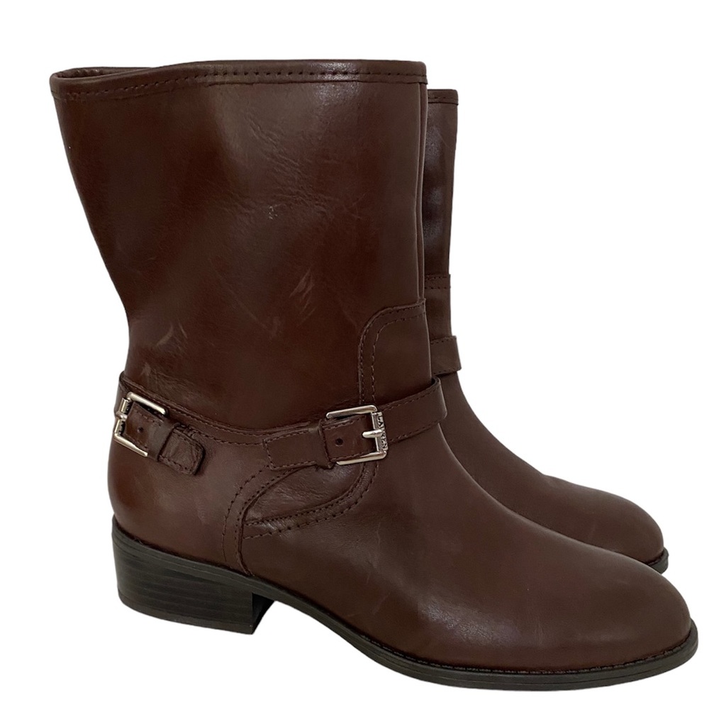 LAUREN RALPH LAUREN Brown Leather Boots 8